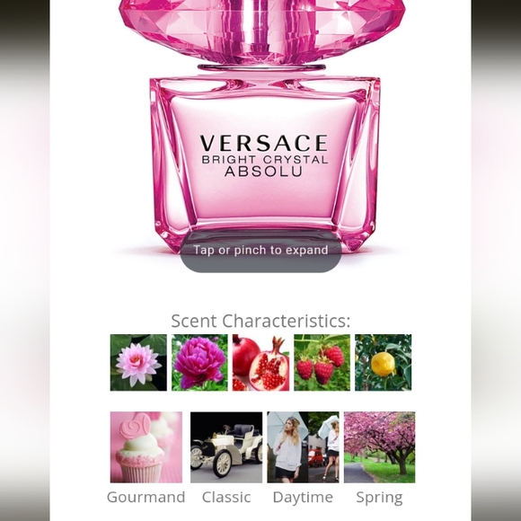 Bright Crystal Absolu perfume by Versace Scentbox 0.27 oz perfume vial with case - Picture 2 of 2